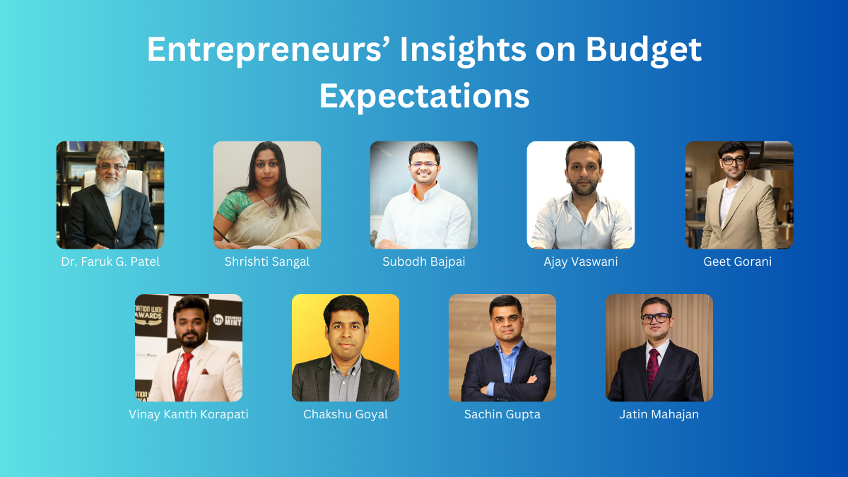 Entrepreneurs’ Perspectives in the Prelude to the Budget Announcement