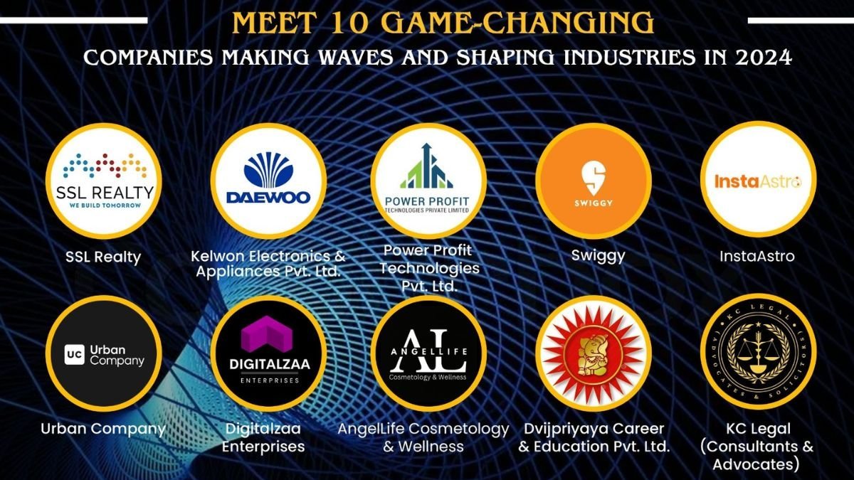 Meet 10 Game-Changing Companies Making Waves and Shaping Industries in 2024