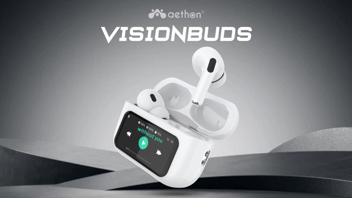 New Aethon VisionBuds Launched with On-Case Touch-Screen Display, ANC+ENC, Among Other Cool Features, Check Details