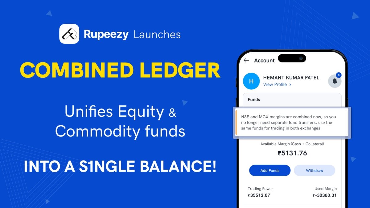 Rupeezy Launches ‘Combined Ledger’ Feature to Transform the Trading Experience