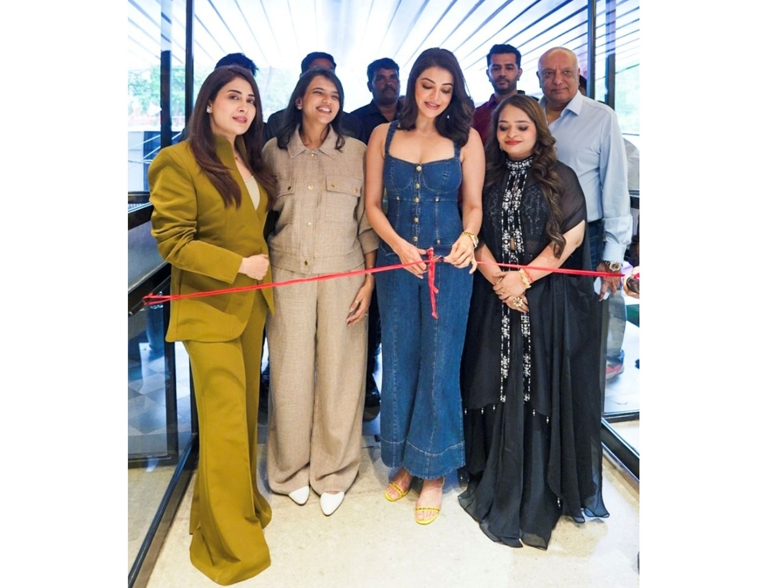 Kajal Aggarwal Graced the Inauguration of Hair Masters’ New Luxury Salon in Ashiyana, Lucknow