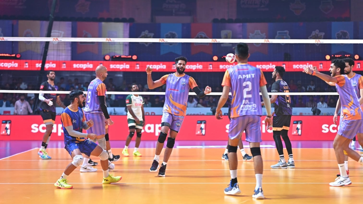 PVL 2025 Season 4 (Match 34): Mumbai Meteors triumph over Bengaluru Torpedoes to top the league table