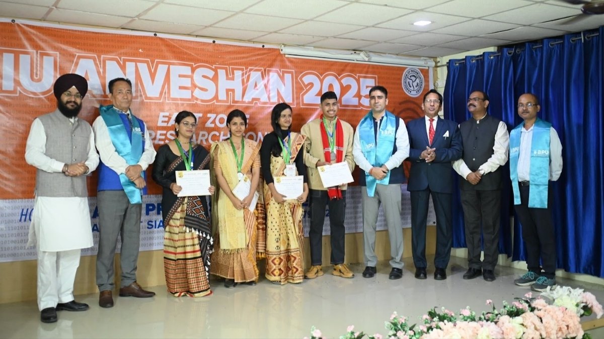 Apex Professional University Hosts AIU Anveshan 2025 – East Zone Student Research Convention