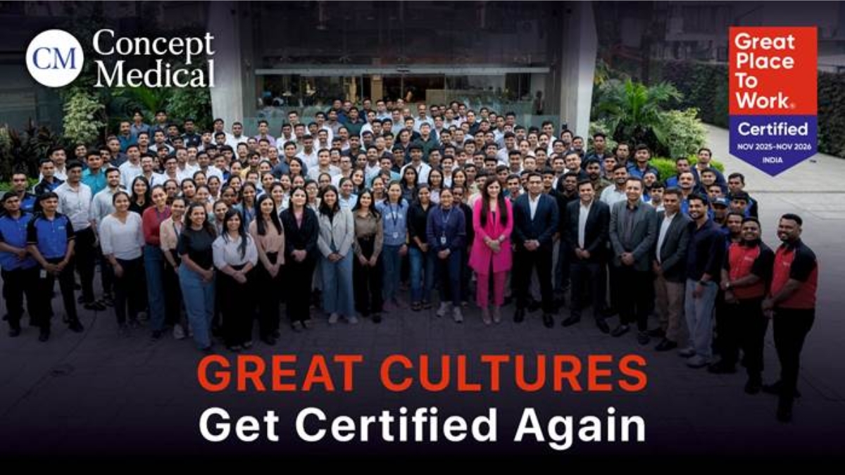 Concept Medical Group Earns Great Place To Work® Certification for the Second Consecutive Year