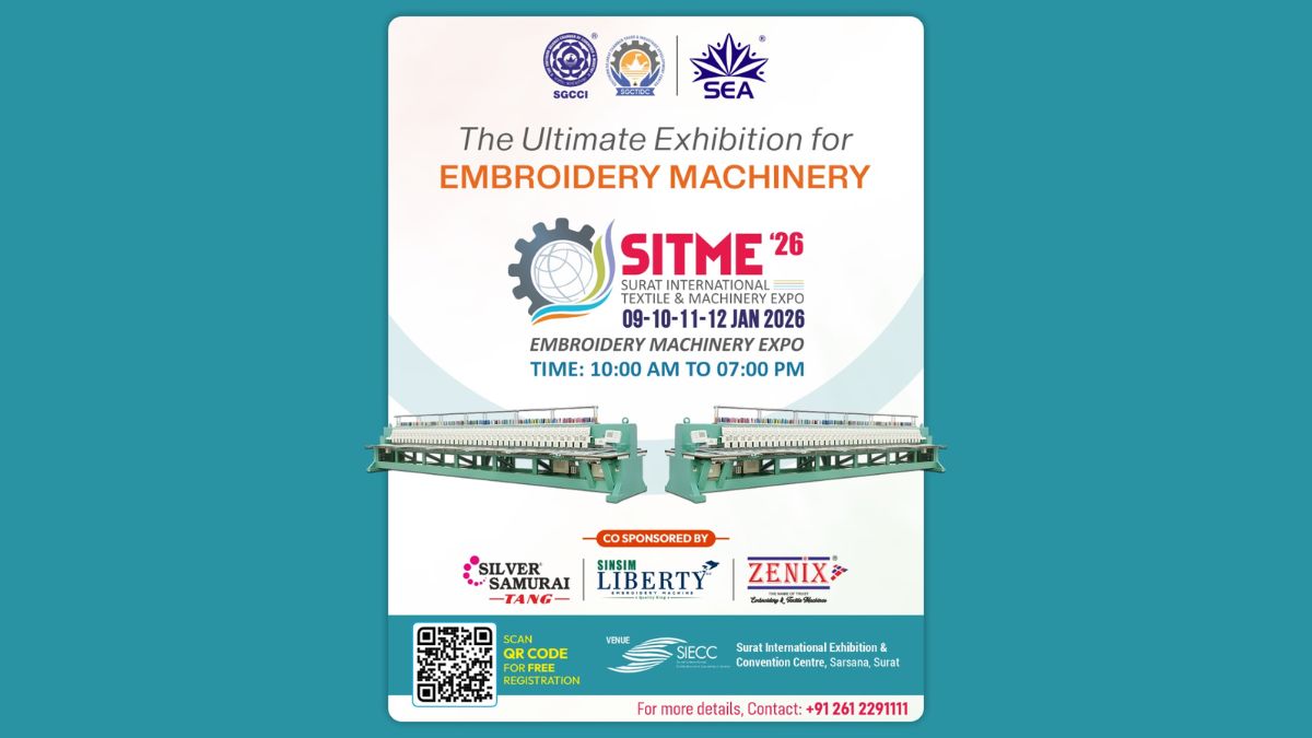 SITME 2026 – Embroidery Machinery Expo to Be Held at Sarsana, Surat
