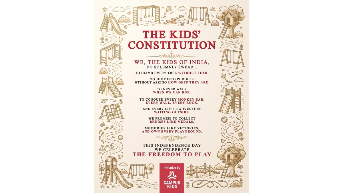 Campus Shoes Announces ‘The Kids’ Constitution’ This Independence Day, Reimagining Freedom Through the Right to Play