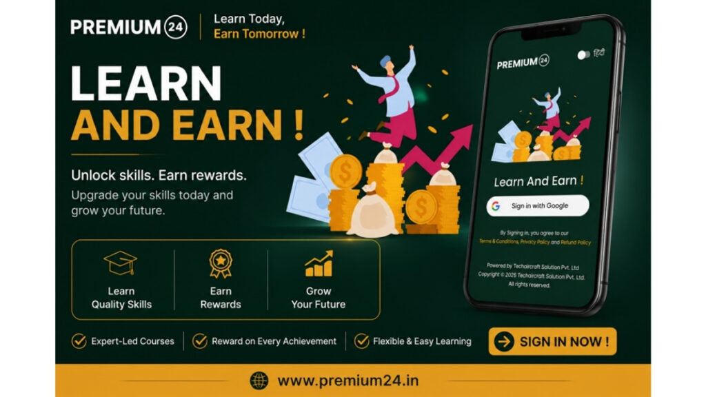 Premium24: A Closer Look at the Captcha-Practice, Exam-Prep and Referral Learning App Gaining Ground in India