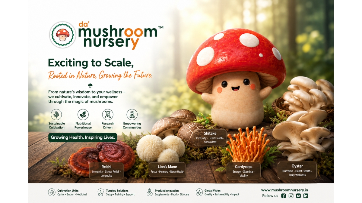 How da’ mushroom nursery is Building India’s First Integrated Mushroom Ecosystem
