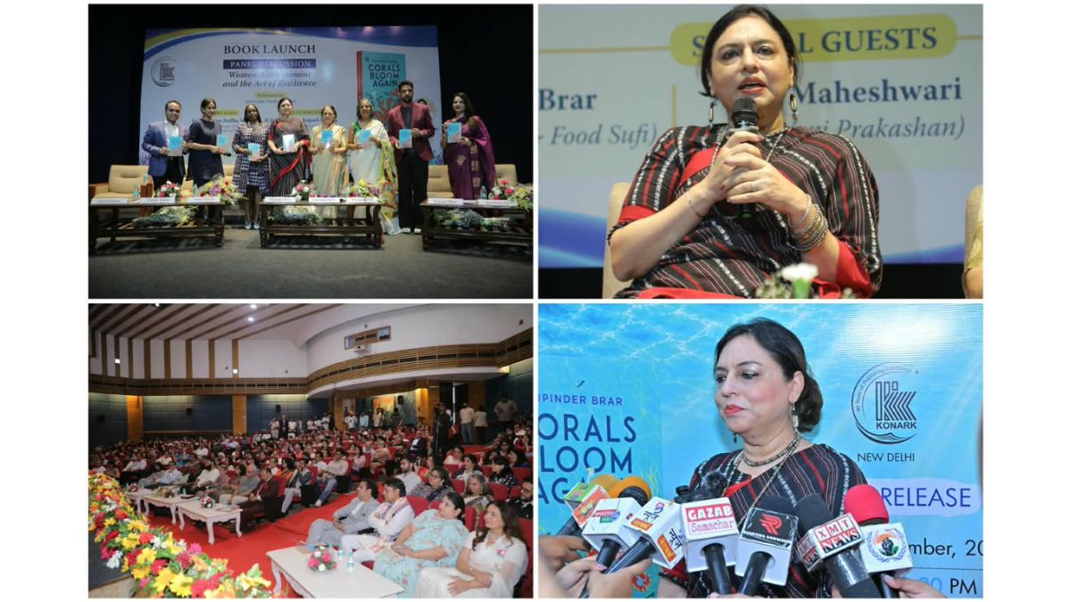 Book Launch of ‘Corals Bloom Again’ by Rupinder Brar Held at Prime Ministers’ Museum & Library, New Delhi