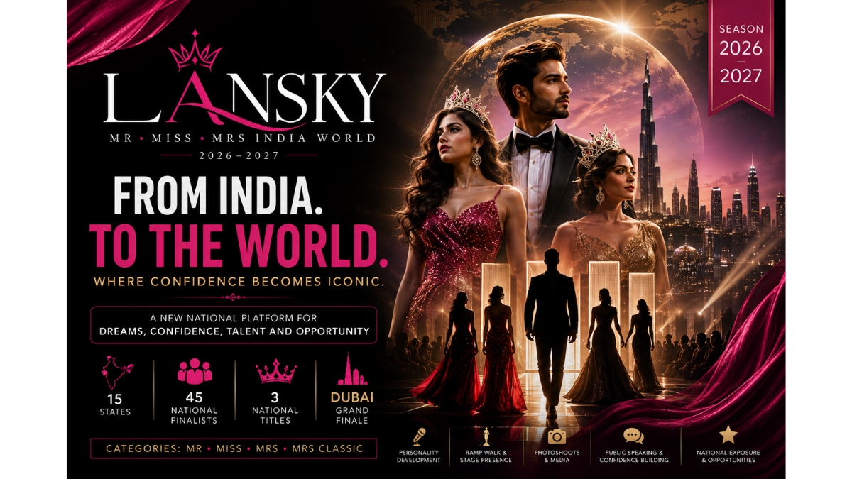 Historic International Runway Call: Lansky Mr Miss Mrs India World 2026–2027 Set to Disrupt Indian Pageantry Under Visionary CEO Yugank Sinhmar