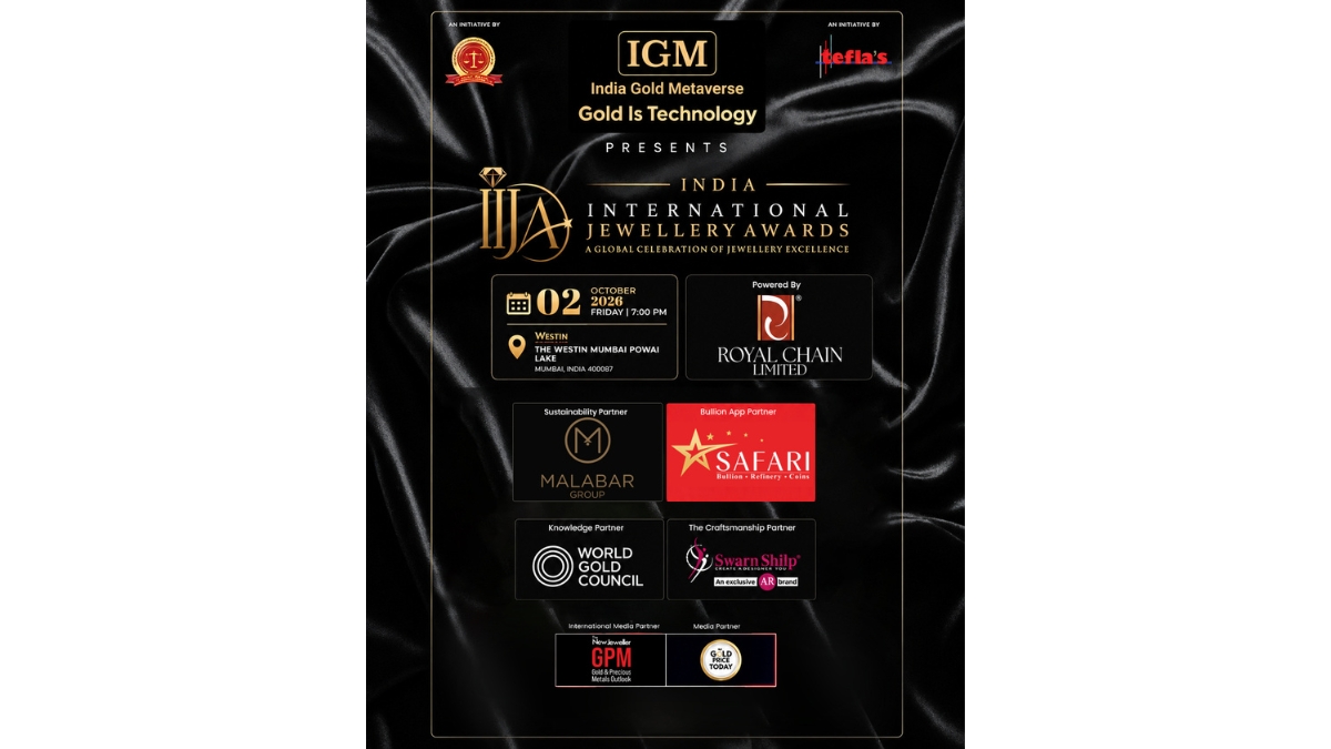 India International Jewellery Awards 2026 Receives Overwhelming Industry Response with Around 200 Nominations
