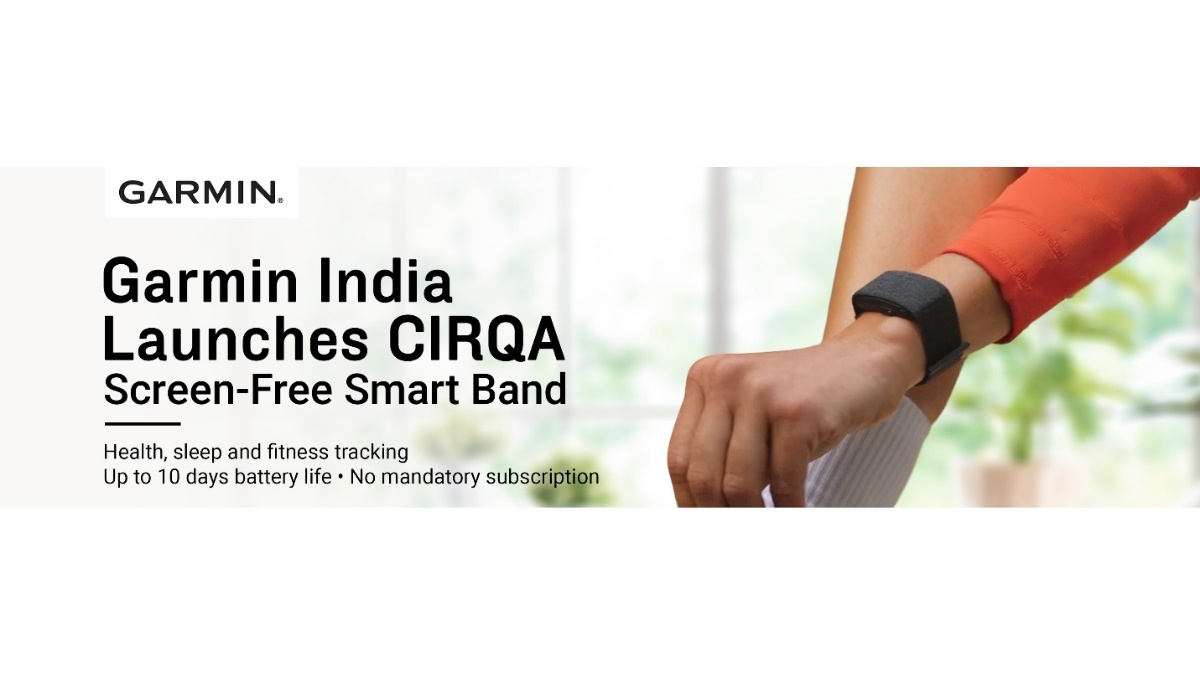 Garmin India Launches Screen-Free CIRQA Smart Band