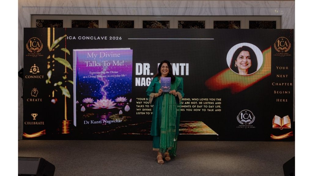 Dr. Kunti Nagwekar Launched The Book My Divine Talks To Me! at ICA Conclave 2026