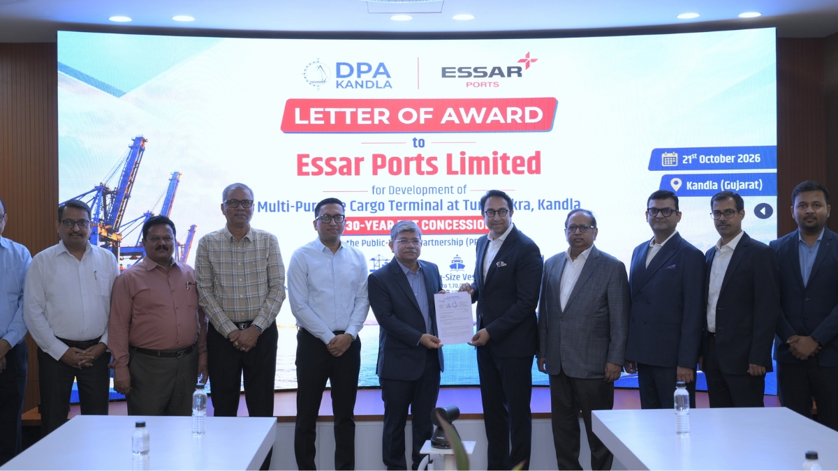 Deendayal Port Authority Awards Tuna Tekra Cargo Terminal Project to Essar Ports